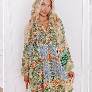 Paradise palms swing dress from Shop Impressions M